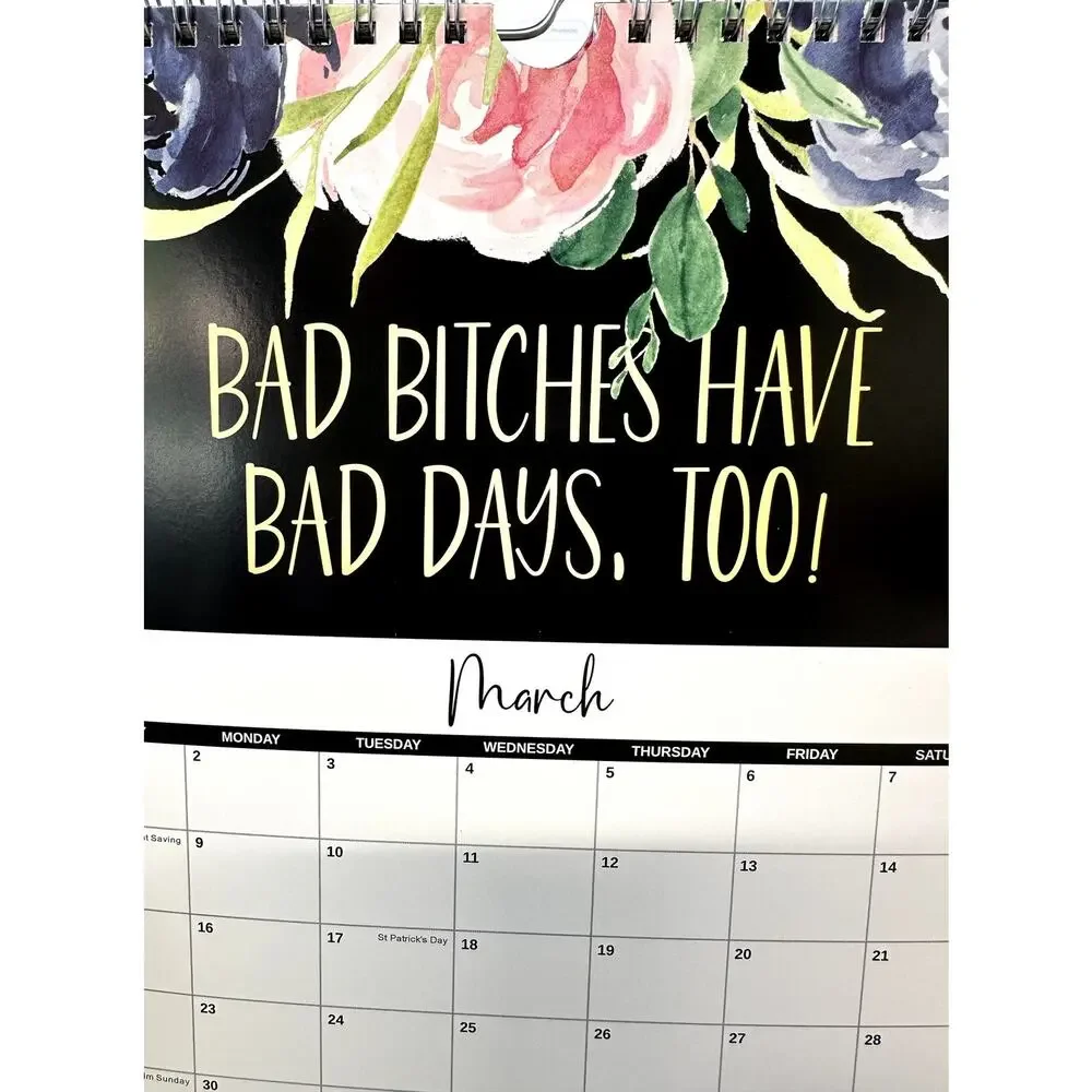 2026 Funny Adult F*ck It Calendar For Tired-A$$ Women